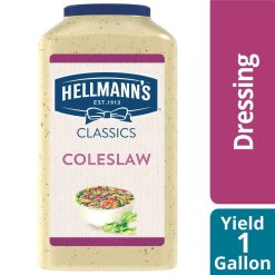 Hellmann s Creamy Coleslaw Dressing, 1 Gallon, 4 Per Case | SKU: 554666 | UPC: 048001203518