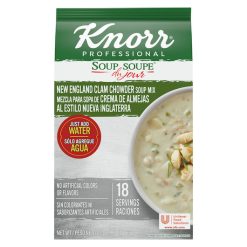 Knorr Professional Soup du Jour New England Clam Chowder Soup Mix, 27 ounce, 4 Per Case | SKU: 588571 | UPC: 048001253315