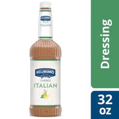 Hellmann s Classics Italian Salad Bar Dressing Bottle, 32 Fluid Ounce, 6 Per Case | SKU: 436273 | UPC: 048001256712