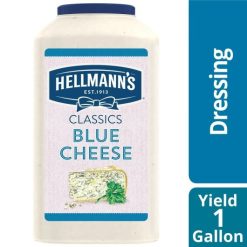 Hellmann s Chunky Blue Cheese Dressing, 1 Gallon, 4 Per Case | SKU: 348372 | UPC: 048001257092