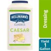 Hellmann s Classic Creamy Caesar Dressing, 1 Gallon, 4 Per Case | SKU: 348364 | UPC: 048001257221