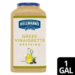 Hellmann s Greek Vinaigrette Dressing, 1 Gallon, 4 Per Case | SKU: 348358 | UPC: 048001257269