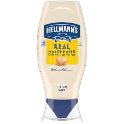 Hellmann s Real Mayonnaise Bottle, 11.5 Fluid Ounce, 12 Per Case | SKU: 610580 | UPC: 048001370494