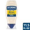 Hellmann s Real Mayonnaise Squeeze Bottle, 11.5 Fluid Ounce, 12 Per Case | SKU: 623237 | UPC: 048001370494