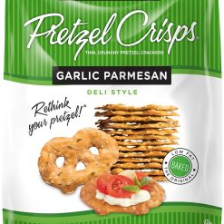 Snack Factory Pretzel Crisps Garlic Parmesan, 3 Ounces, 8 Per Case | SKU: 674591 | UPC: 049508007340