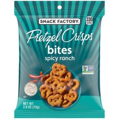 Snack Factory Spicy Ranch Pretzels, 2.6 Ounce, 8 Per Case | SKU: 757506 | UPC: 049508252146