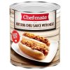 Chef-Mate Hot Dog Chili Sauce With Meat, 107.937 Ounce, 6 Per Case | SKU: 340881 | UPC: 050000052882