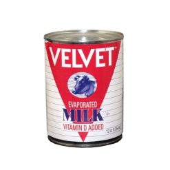 Velvet Evaporated Milk, 12 Fluid Ounces - 24 Per Case | SKU: 570757 | UPC: 050000200412