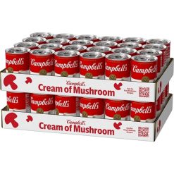 Campbell s Cream of Mushroom Condensed Soup, 10.5 Ounces, 48 Per Case | SKU: 343355 | UPC: 051000012616