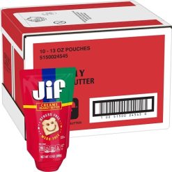 Jif Squeezable Pouch, 13 Ounces, 10 Per Case | SKU: 723377 | UPC: 051500245453