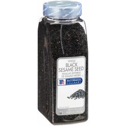 McCormick Whole Black Sesame Seed, 18 Oz (Pack of 6) | SKU: 393761 | UPC: 052100357058