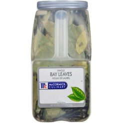 McCormick Bay Leaves, Whole, 8 Oz Container (Pack of 3) | SKU: 464725 | UPC: 052100456980