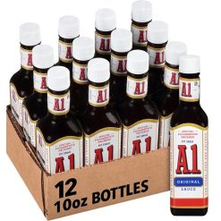 A.1. Original Steak Sauce Bottle, 10 Ounce, 12 Per Case | SKU: 375941 | UPC: 054400000023