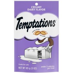 Whiskas Temptations Cat Treats Creamy Dairy Flavor, 3 Ounce, 12 Per Case | SKU: 586133 | UPC: 058496723033
