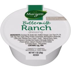 Marzetti Buttermilk Ranch Dressing Single Serve, 1 Ounce, 120 Per Case | SKU: 719589 | UPC: 070200839847
