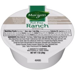 Marzetti Fat Free Ranch Dressing Single Serve, 1 Ounce, 120 Per Case | SKU: 719590 | UPC: 070200839854