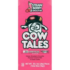 Goetze Candy Smoothie Cow Tales Convertible Box, 1 Ounce, 36 Per Box, 12 Per Case | SKU: 711393 | UPC: 070622808056