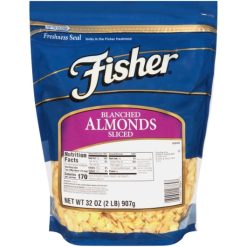 Fisher Nut Almond Sliced Blanched, 32 Ounce, 3 Per Case | SKU: 502949 | UPC: 070690188647
