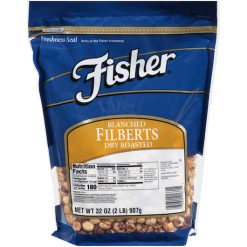 Fisher Chefs Naturals Whole Blanched Filbert, 2 Pound | SKU: 502919 | UPC: 070690916615