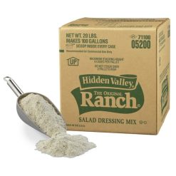 Hidden Valley Original Ranch Bag In Box Dressing Mix, 20 Pound | SKU: 375650 | UPC: 071100052008