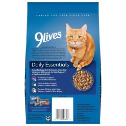 9 Lives Chicken Beef And Salmon Flavor Cat Food Bag, 50.4 Ounce, 4 Per Case | SKU: 808782 | GTIN: 10071190478433