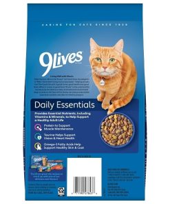 9 Lives Chicken Beef And Salmon Flavor Cat Food Bag, 50.4 Ounce, 4 Per Case | SKU: 808782 | GTIN: 10071190478433