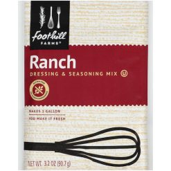 Foothill Farms Ranch Mix Dressing Mix, 3.2 Ounce, 18 Per Case | SKU: 436358 | UPC: 072058001018