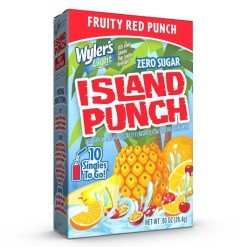 Wylers Light Island Punch Fruity Red Punch Drink Mix, 10 Count, 12 Per Case | SKU: 719946 | UPC: 072392344314