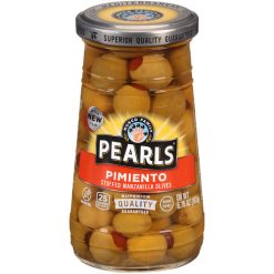 Pearls Pimiento Stuffed Manzanilla Olives, 5.75 Ounce, 12 Per Case | SKU: 680037 | UPC: 072999262035