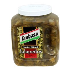 Embasa Nacho Sliced Jalapeno Peppers, 108 Ounce, 4 Per Case | SKU: 434568 | UPC: 075386049998