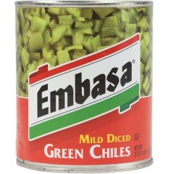Embasa Diced Green Chile Peppers, 27 Ounces, 12 Per Case | SKU: 434591 | UPC: 075386051144