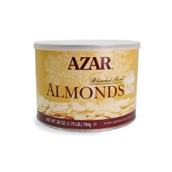Azar Blanched Sliced Almond, 1.75 Pounds, 6 Per Case | SKU: 336978 | UPC: 076500700269 | GTIN: 10076500700266