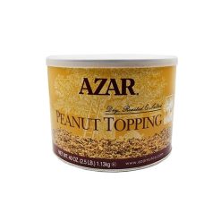 Azar Peanut Topping, 2.5 Pounds, 6 Per Case | SKU: 336999 | UPC: 076500700603 | GTIN: 10076500700600