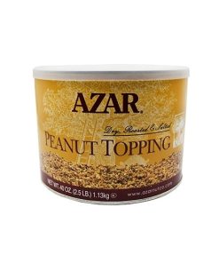 Azar Peanut Topping, 2.5 Pounds, 6 Per Case | SKU: 336999 | UPC: 076500700603 | GTIN: 10076500700600