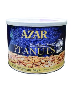 Azar Unsalted Dry Roasted Peanut, 2.38 Pounds, 6 Per Case | SKU: 458268 | UPC: 076500701389 | GTIN: 10076500701386