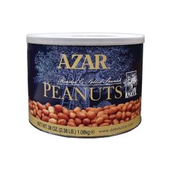 Azar Roasted Salted Redskin Spanish Peanut, 2.38 Pounds, 6 Per Case | SKU: 458274 | UPC: 076500701433 | GTIN: 10076500701430