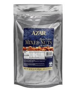 Azar 50% Peanut Oil Roasted Salted Nuts Mix, 2 Pounds, 3 Per Case | SKU: 337078 | UPC: 076500711654 | GTIN: 10076500711651