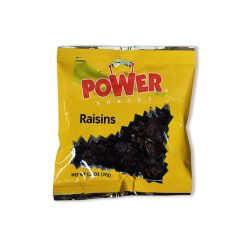 Power Snacks Thompson Seedless Raisin Dried Fruit, 1.3 Ounces, 144 Per Case | SKU: 490164 | UPC: 076500722551