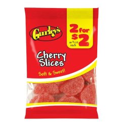 2 For $2 Cherry Slices Gummy Candy, 5 Ounce, 12 Per Case | SKU: 734641 | UPC: 077449505939 | GTIN: 10077449505936