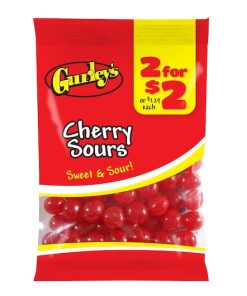 2 For $2 Cherry Sours, 4.25 Each, 12 Per Case | SKU: 734643 | UPC: 077449505946 | GTIN: 10077449505943