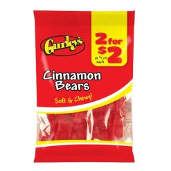 2 For $2 Cinnamon Bears Gummy Bears, 4 Ounce, 12 Per Case | SKU: 734645 | UPC: 077449505953 | GTIN: 10077449505950