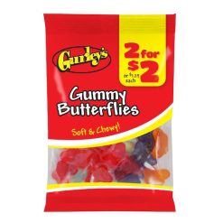 2 For $2 Butterflies Gummy Candy, 3 Ounce, 12 Per Case | SKU: 734673 | UPC: 077449506066