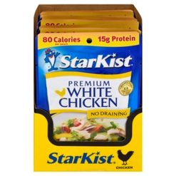 Starkist White Chicken Pouch, 2.6 Ounce, 12 Per Case | SKU: 732952 | UPC: 080000520869