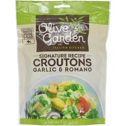 Olive Garden Garlic And Romano Crouton Bag, 5 Ounce, 9 Per Case | SKU: 733843 | UPC: 086631783369