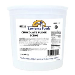 Lawrence Foods Chocolate Fudge Icing, 11 Pounds, 2 Per Case | SKU: 401049 | UPC: 089763462201