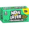 Now and Later Watermelon Long Lasting Chew Candy, 0.93 Ounce, 24 Per Box, 12 Per Case | SKU: 569442 | UPC: 093922521005