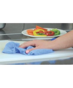 Atlantic Mills 13.5 Inch X 18 Inch Heavy Duty Foodservice Blue Wipe, 300 Per Case | SKU: 498847 | UPC: 094073730001 | GTIN: 10094073730008