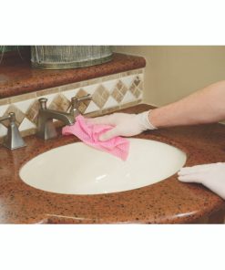 Atlantic Mills 13 Inch X 20 Inch Economy Food Service Pink And White Wipe, 200 Each | SKU: 453149 | GTIN: 10094073831101