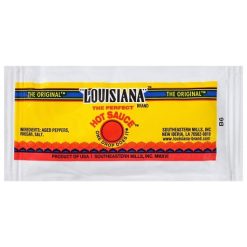 Louisiana Hot Sauce Hot Sauce Single Serve, 7 Gram, 600 Per Case | SKU: 736282 | UPC: 190298002166