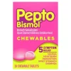 Pepto Original Chewable Tablets, 30 Count, 24 Per Case | SKU: 399883